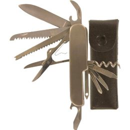15-Function Stainless Steel Pocket Knife