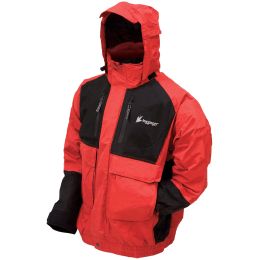 Frogg Toggs Firebelly Toadz Jacket Medium, Black/Red
