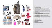 Food Storage Survival Large Wheel Camo Bag