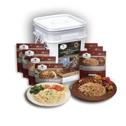 7 Day Ultimate Emergency Meal Kit - Outdoor Pouches in a bucket