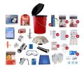 5 Person 5-Gallon Bucket with Toilet Seat Lid Survival Kit