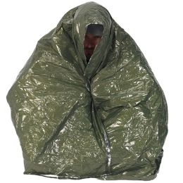 Pro-force Equipment Emergency Survival Blanket, Olive/Silver
