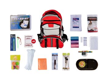 Deluxe Cat Survival Kit Multi-Pocket Backpack