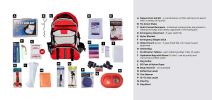 Deluxe Dog Survival Kit Multi-Pocket Backpack