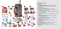 2 Person Basic Survival Kit Large Camouflage Wheel Bag (72+ Hours)
