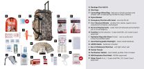One Person Basic Survival Kit Large Camo Wheel Bag (72+ Hours)