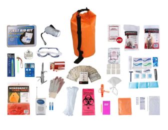 1 Person Elite Survival Kit Waterproof Dry bag (72 Hrs)