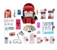 Two Person Deluxe Multi-Pocket Red Backpack