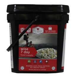 Wise Foods Ultimate Emergency Kit 7 Day Food Supply Bucket Camping Pouches